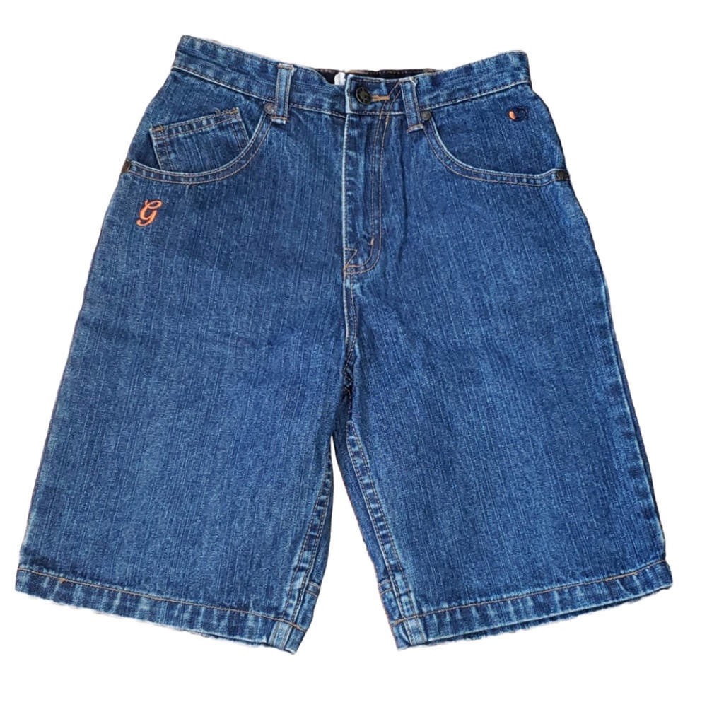 G-Unit Boy’s Casual Solid Blue Summer Denim Jean Shorts